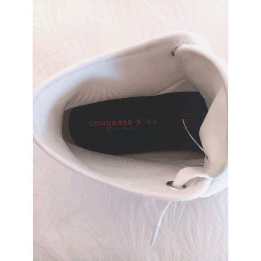 Converse By You Chuck Taylor All Star High Tops White Canvas AD Custom Size 10.5 - Picture 9 of 10
